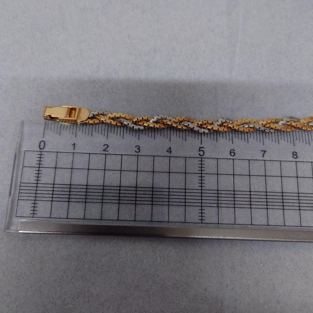 K18＋Pt850ブレスレット　約9.6g