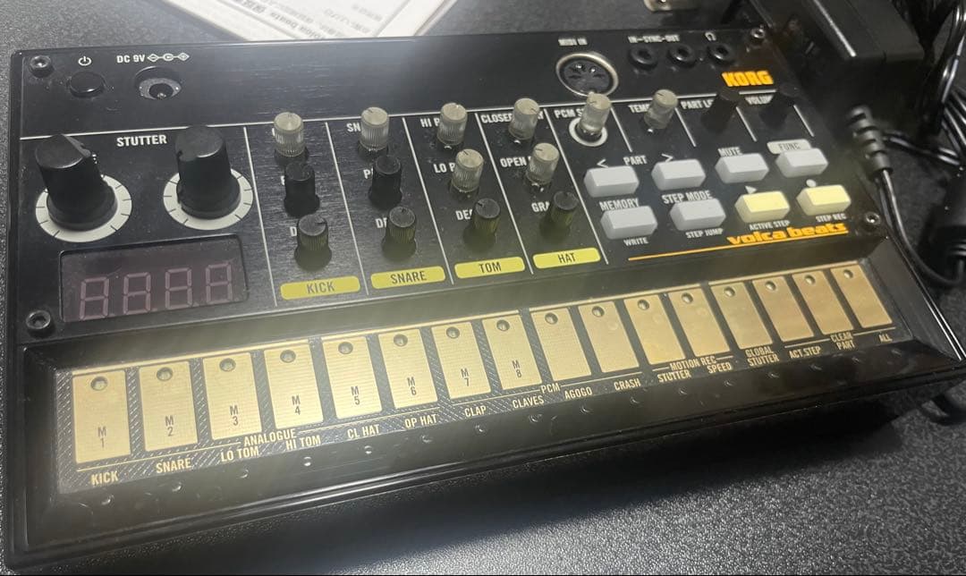 早い物勝ち！KORG/VOLCA BEATS &アダプターセット(箱無し)