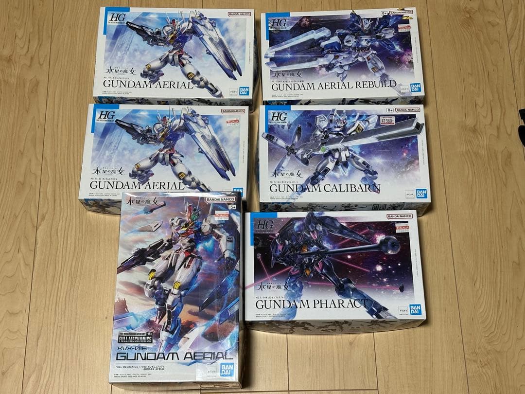水星の魔女他ガンプラまとめ売り