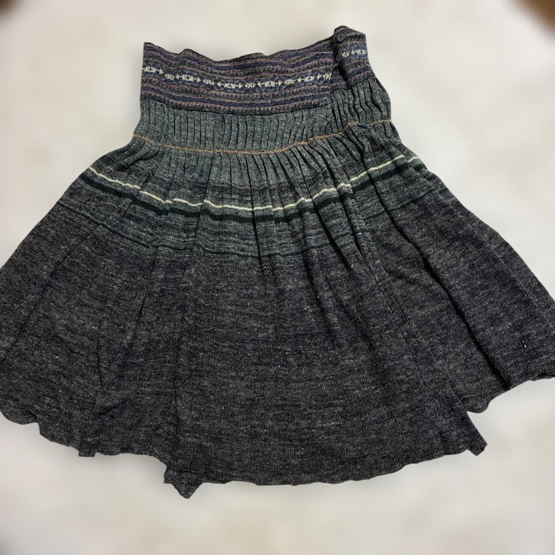 S*T様 美品　キャピタルKPITAL フレア巻スカート サイズM