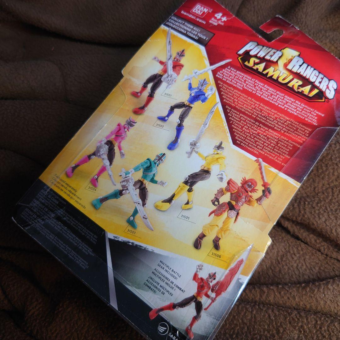 バンダイアメリカ★未使用品パワーレンジャーサムライフィギュア7体セット★送料無料