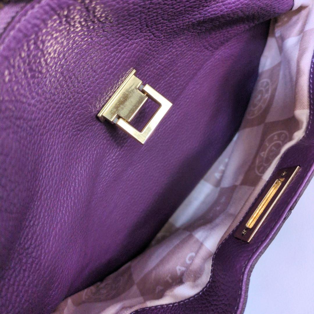 ATAO アタオ ウィークエンド 2way ショルダーバッグ パープル