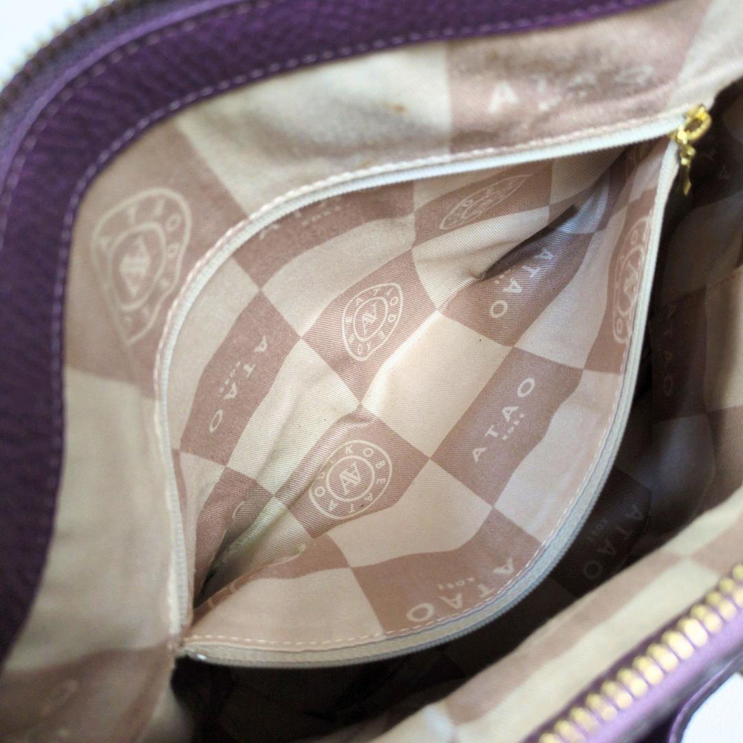 ATAO アタオ ウィークエンド 2way ショルダーバッグ パープル