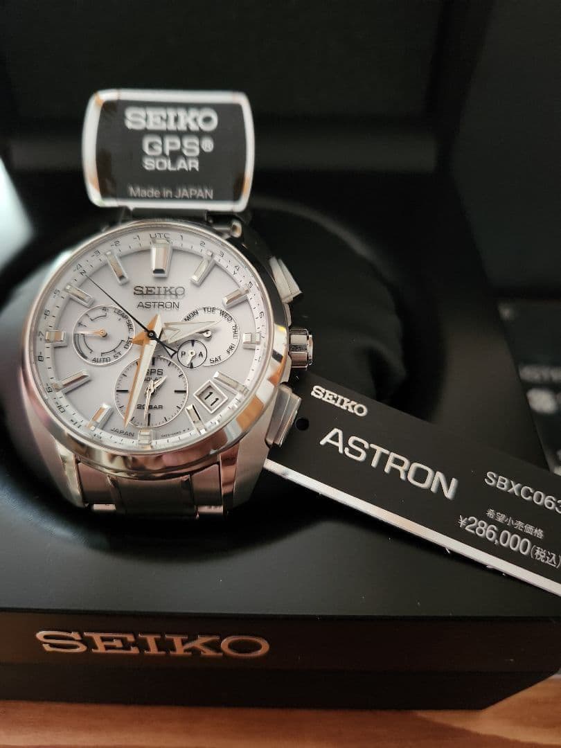 中古 セイコー アストロン SBXC-063 定価 286.000円 5Ｘ53