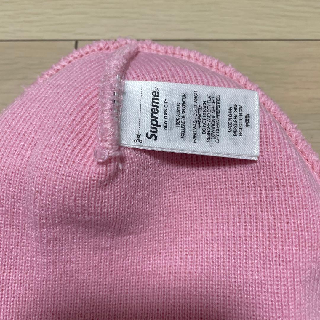 Supreme ピンク ニット帽
