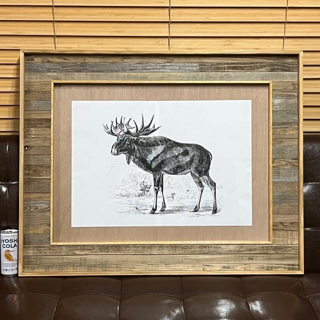 古材額縁　A2サイズ　ポスターフレーム