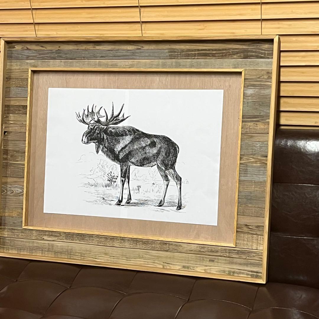 古材額縁　A2サイズ　ポスターフレーム