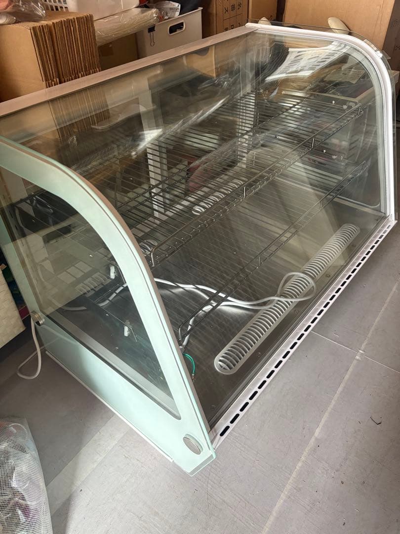 【直接受取限定】RCS-T90S2RW 卓上型冷蔵ショーケース 160L