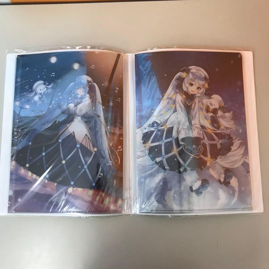 初音ミク　クリアファイル　大量　まとめ売り　雪ミク　コンプリートセット