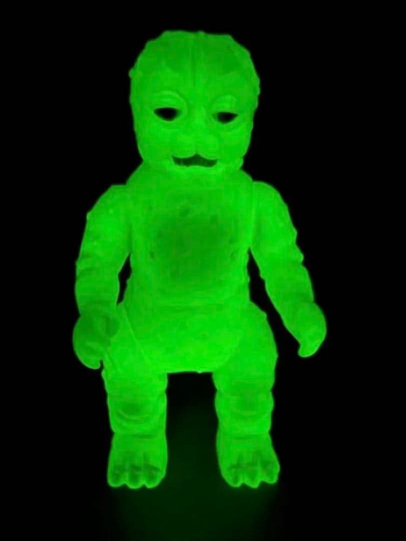 ■ブルマァク ミニラ 蓄光 ソフビ / レア緑