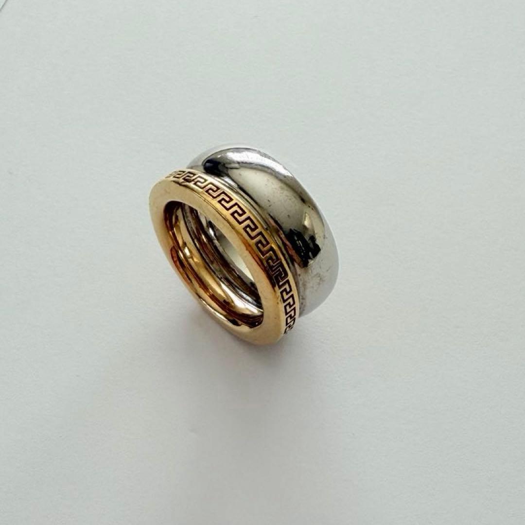 VERSACE ヴェルサーチェ リング シルバー ゴールド