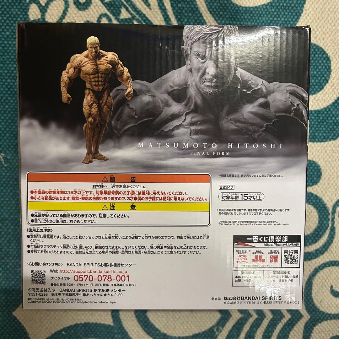 一番くじ　ガキの使いやあらへんで！！　松本人志　フィギュア　最終形態Ver.