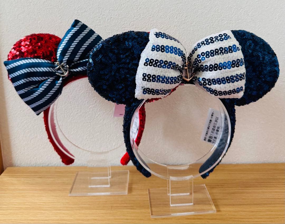 ミッキーマウス型スパンコールカチューシャ
