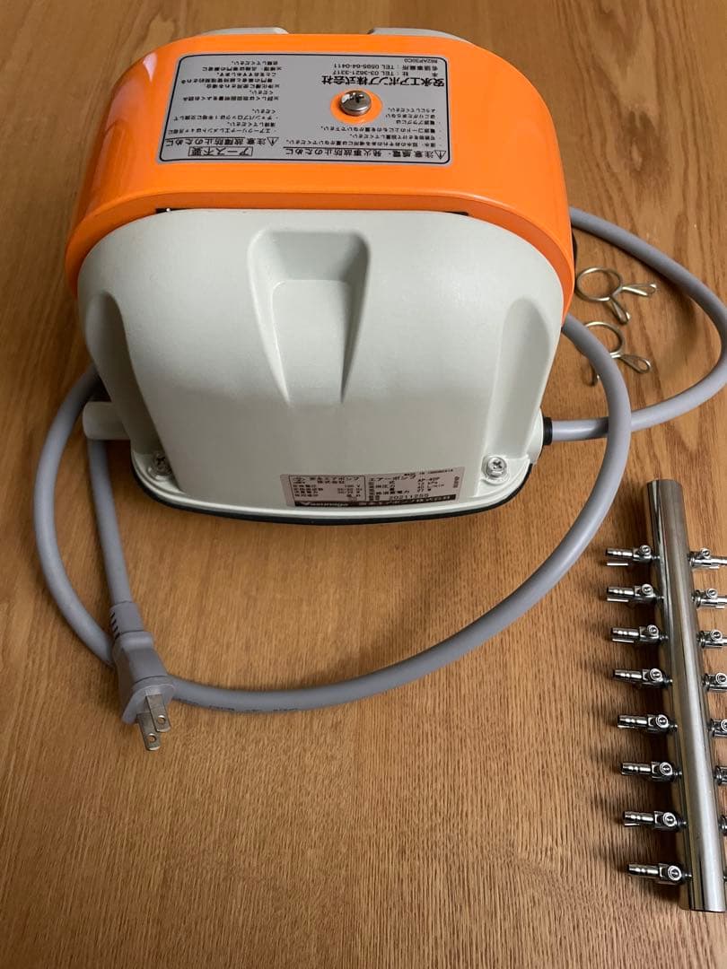 【安永エアポンプ】AP-40P エアー 分配器 ステンレス 16連 セット