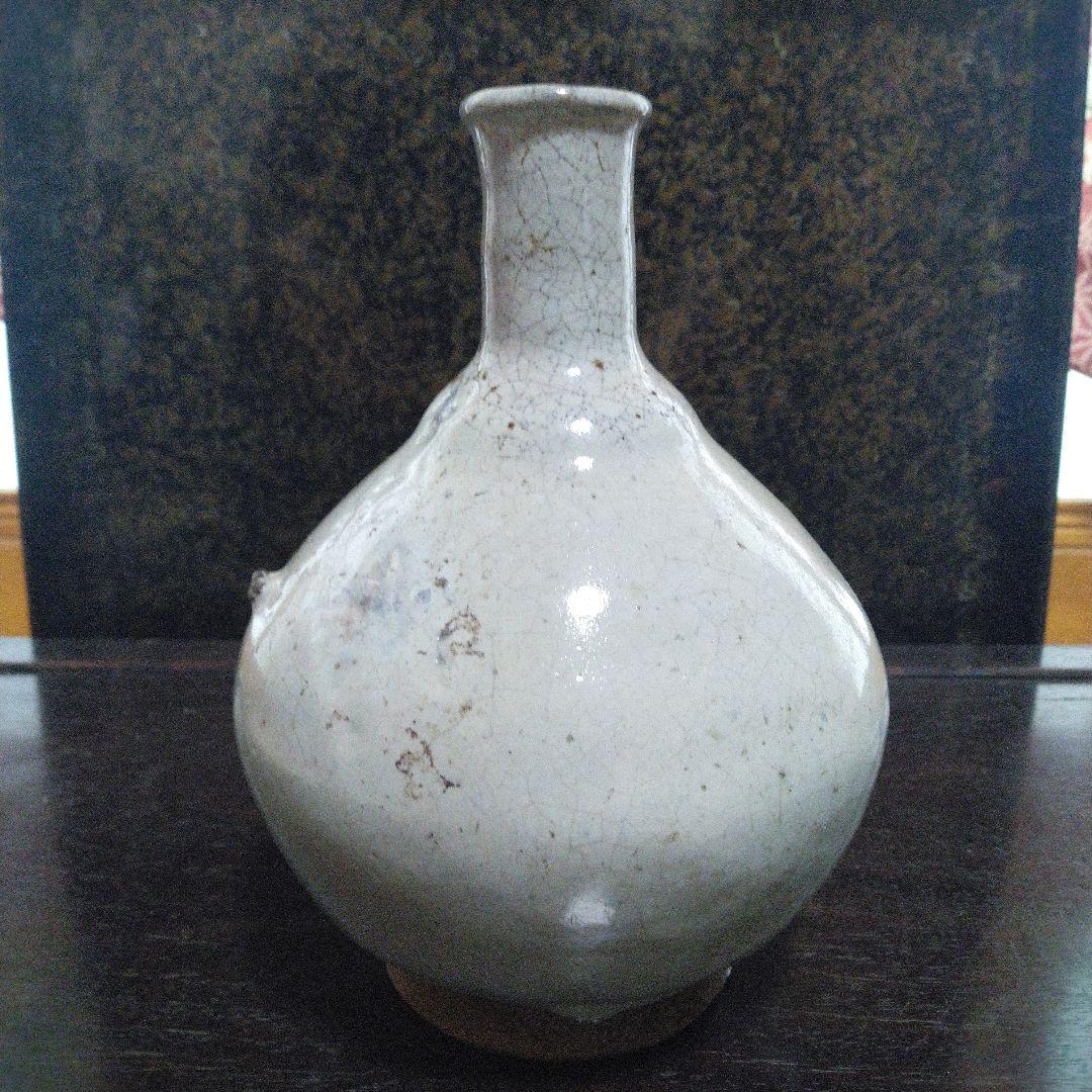 NO294 秋田 寺内焼 徳利　アンティーク品