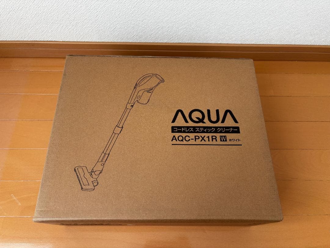 アクア コードレス スティッククリーナーサイクロン式 AQC-PX1R(W)