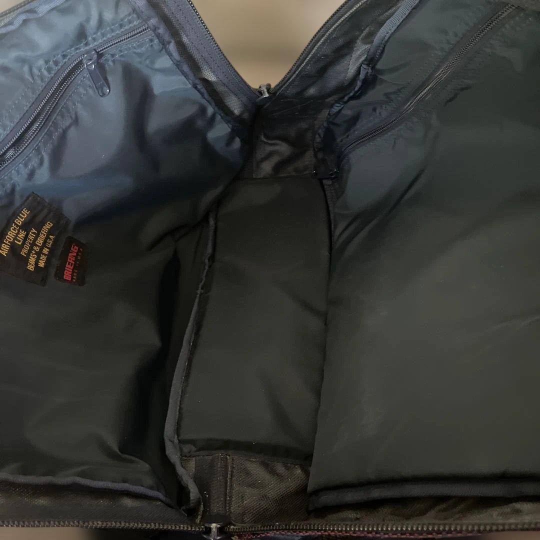 ぐ*う様 BRIEFING✖️BEAMS ビジネスバッグ　ネイビー　ビームス　ブ