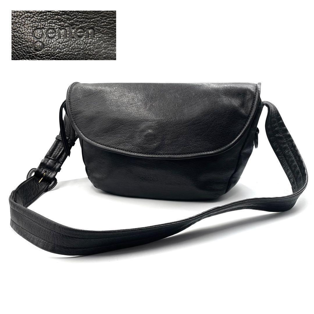 マッキー ゲンテン ショルダーバッグ 斜めがけ ゴートベーシック 山羊革