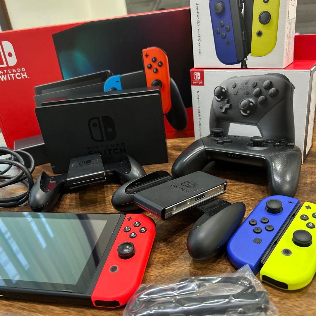 Nintendo Switch 本体 赤/青/黄/緑