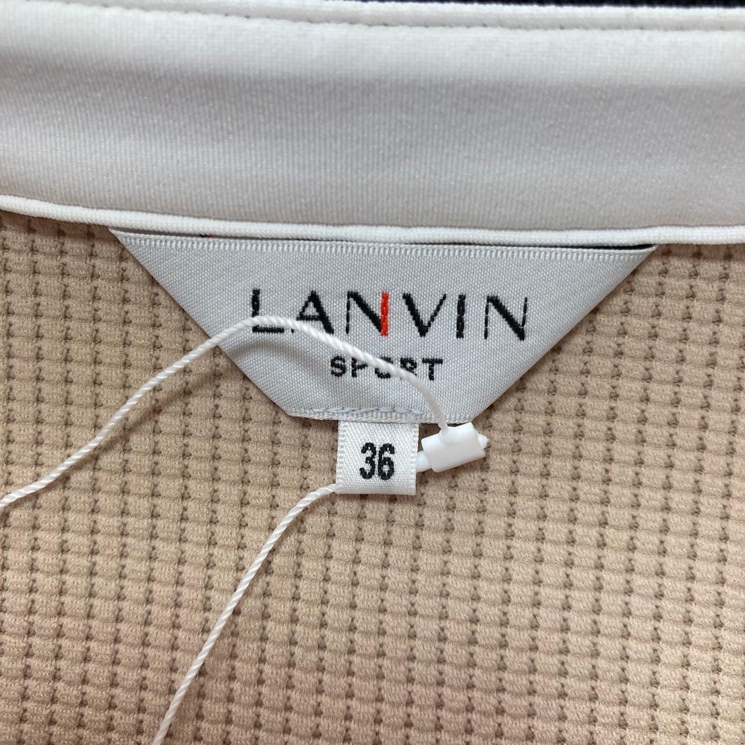 なおにゃん★新品★ランバン 半袖ポロシャツ 36