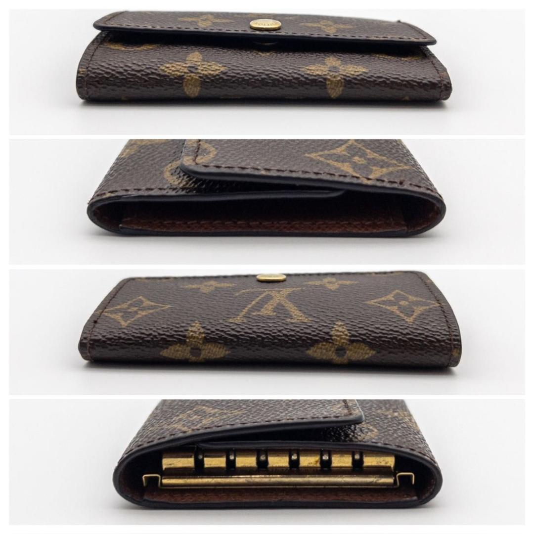 【極美品】ルイヴィトン　ミュルティクレ6 モノグラム　キーケース　茶色