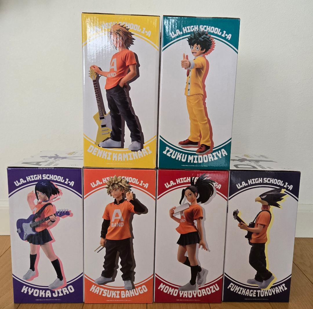 一番くじ　ヒロアカ　僕のヒーローアカデミア　文化祭フィギュア　コンプリート