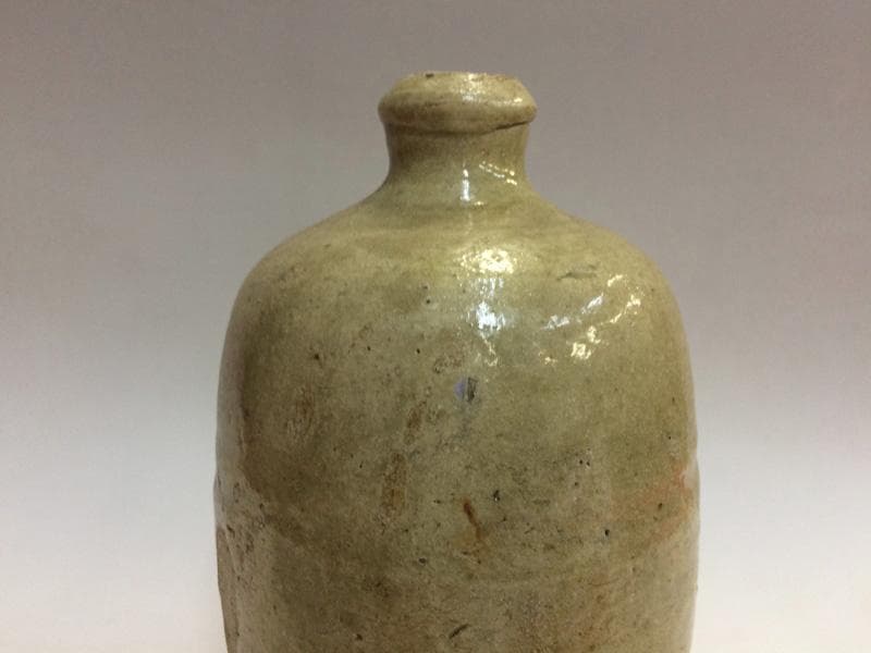 ★骨董一点もの！　黄瀬戸/瀬戸焼 徳利 江戸中期~後期1820~1850頃 _4