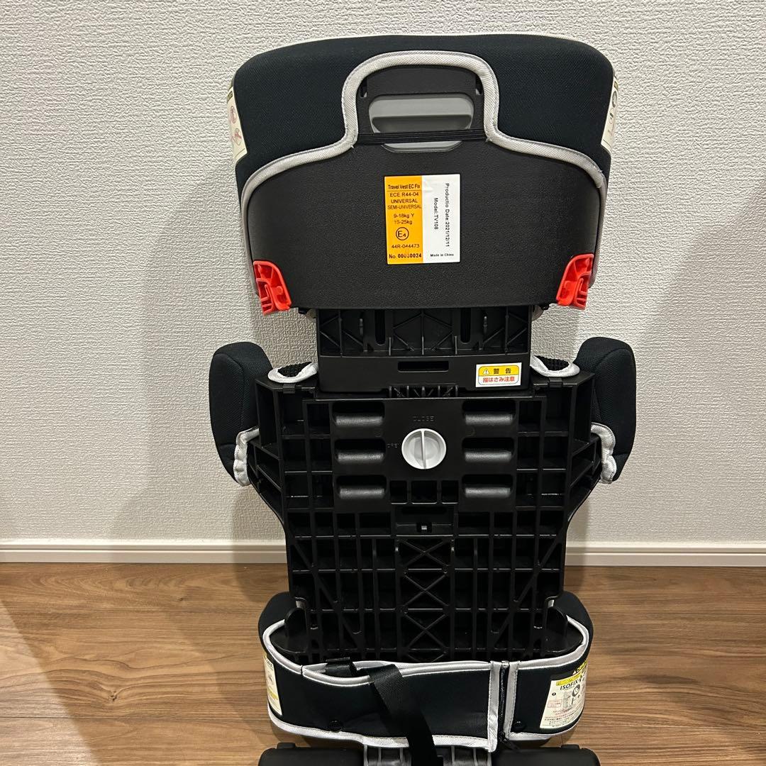【1-7歳対応】トラベルベスト ECFix 黒 9〜25kg対応