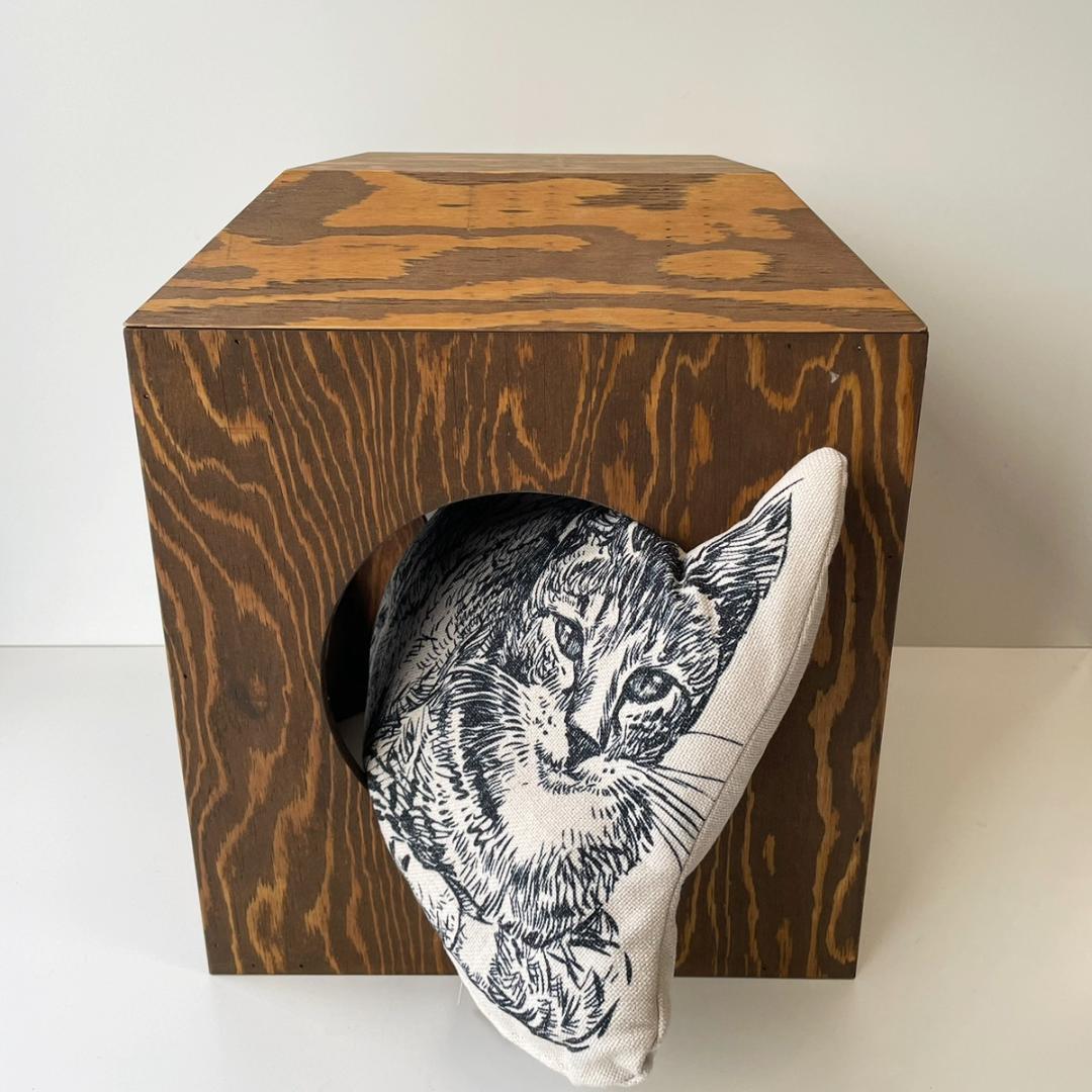 キャットハウス キャット タワー ネコ 猫 木製 ボックス BOX おもちゃ