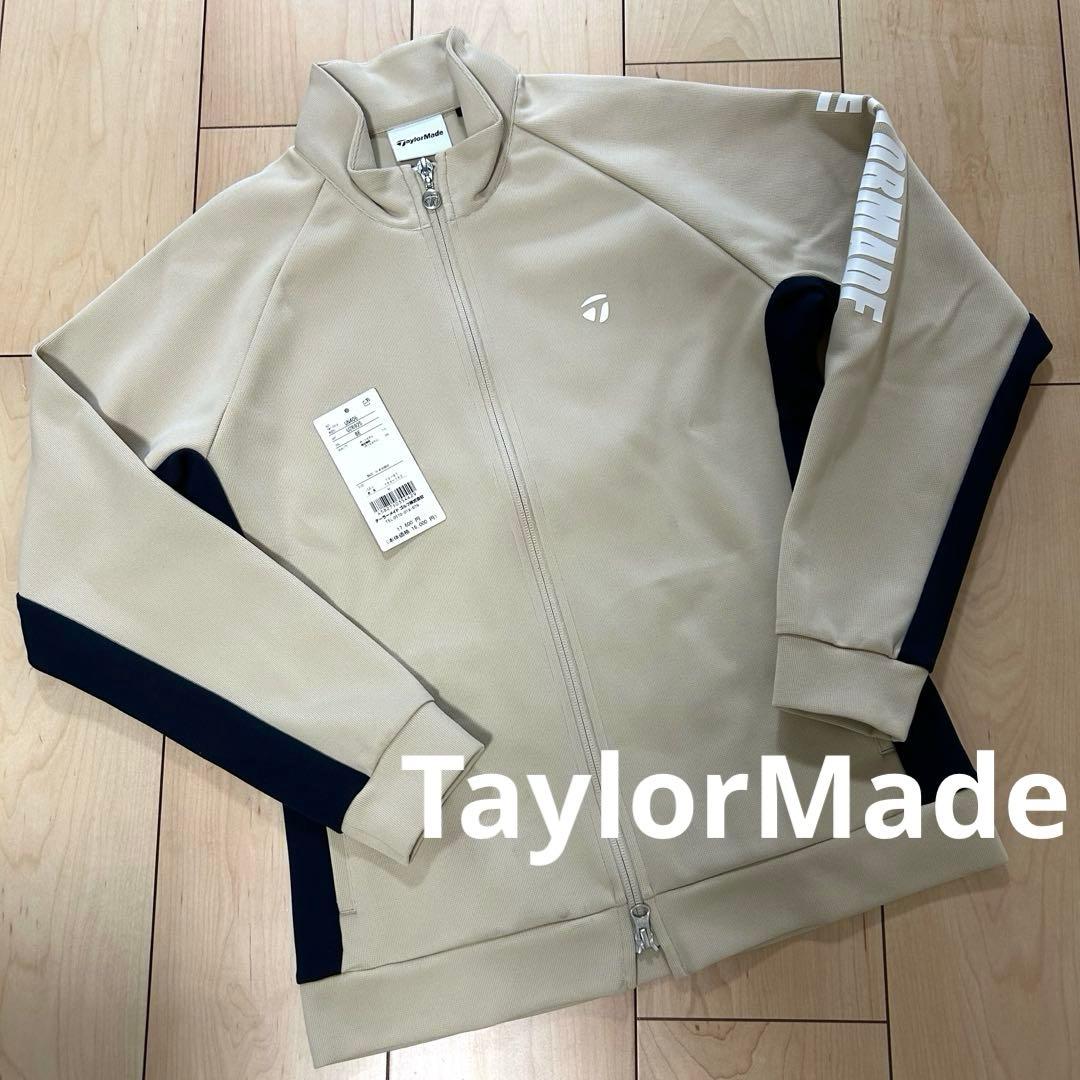 テーラーメイド　ジップジャケット　ブルゾン　ダブルジップ　ベージュ　M