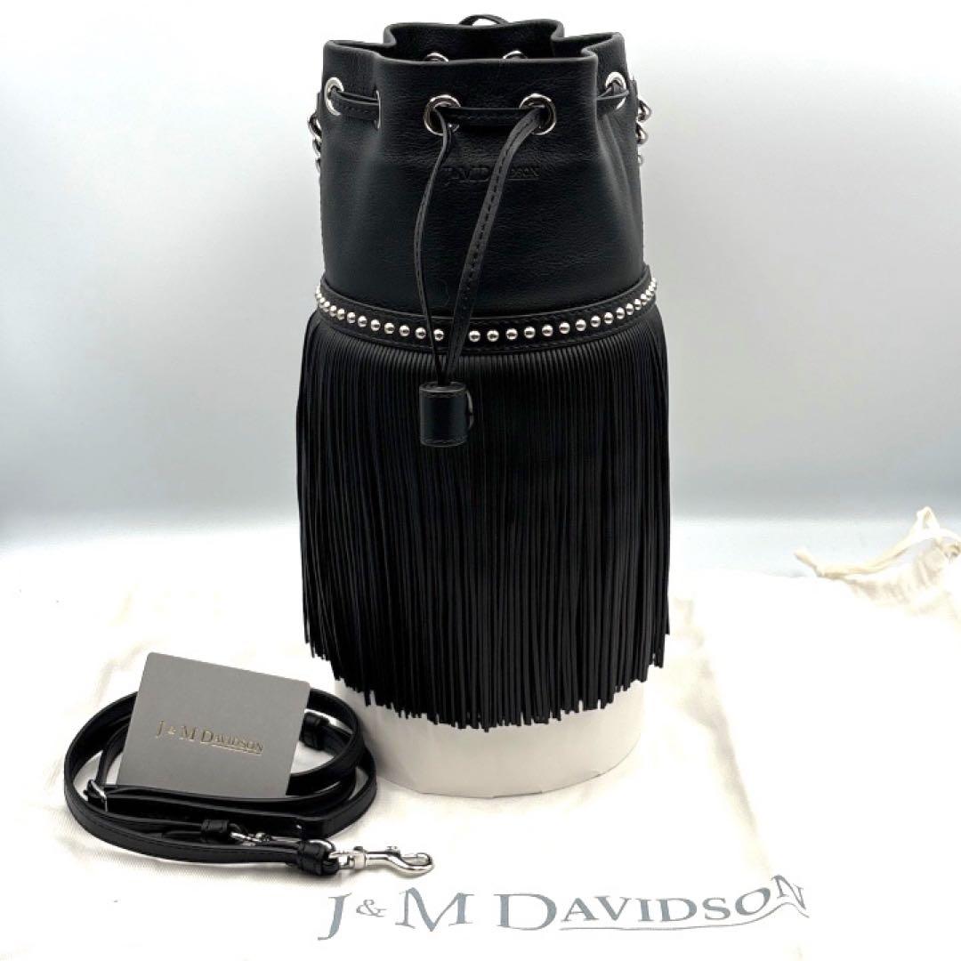 新品 J&M DAVIDSON フリンジカーニバル ミニ 黒 2way チェーン