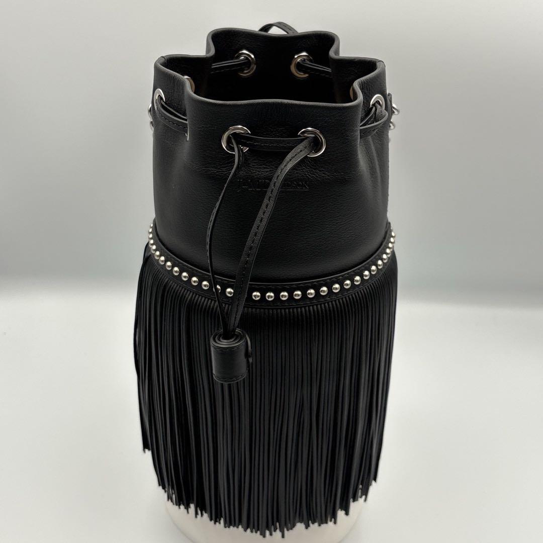 新品 J&M DAVIDSON フリンジカーニバル ミニ 黒 2way チェーン