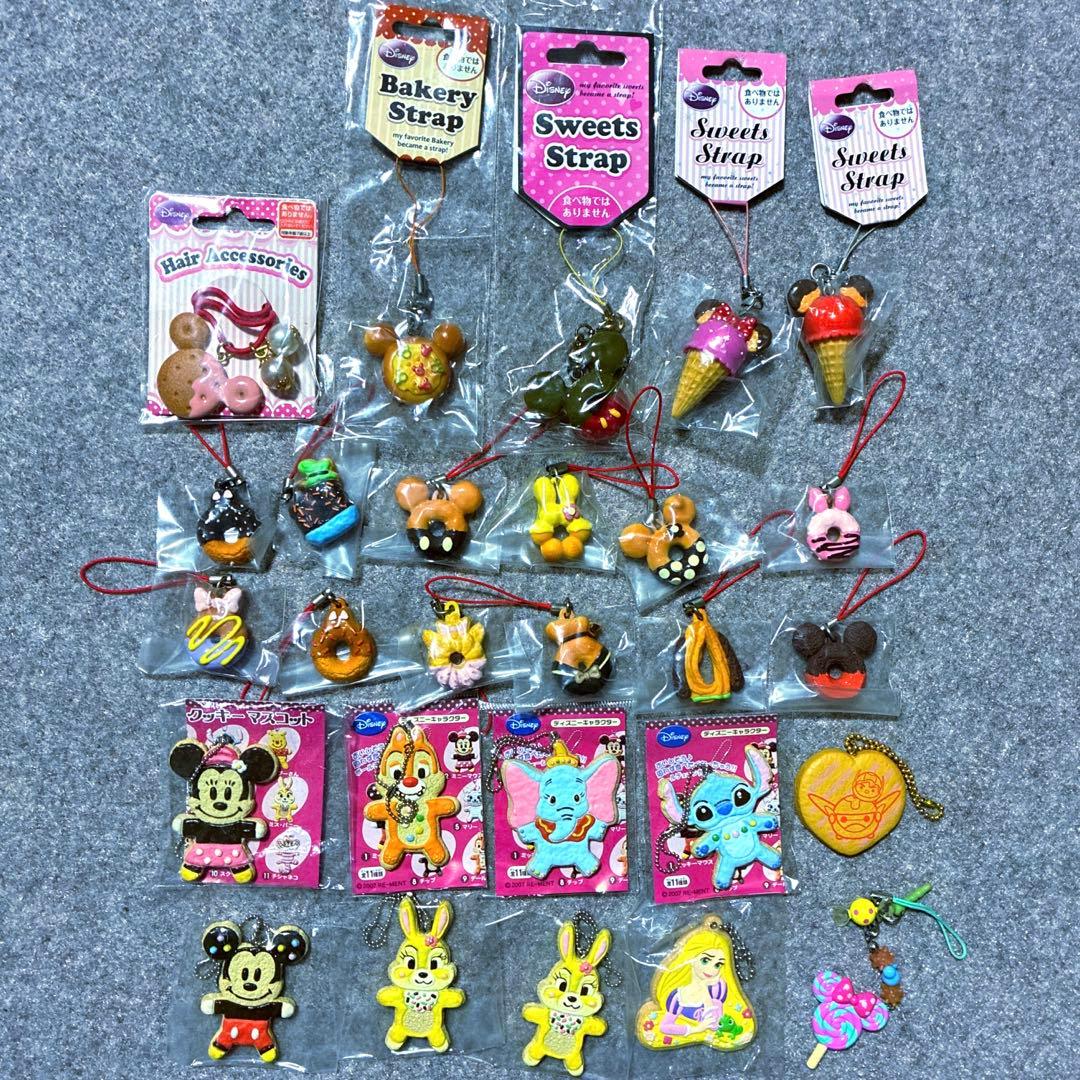ディズニー　リーメント　クッキーマスコット　ドーナツマスコット　ストラップ