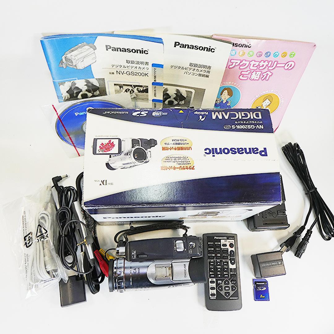 動作良好 パナソニック NV-GS200 MiniDVビデオDVDダビングに最適