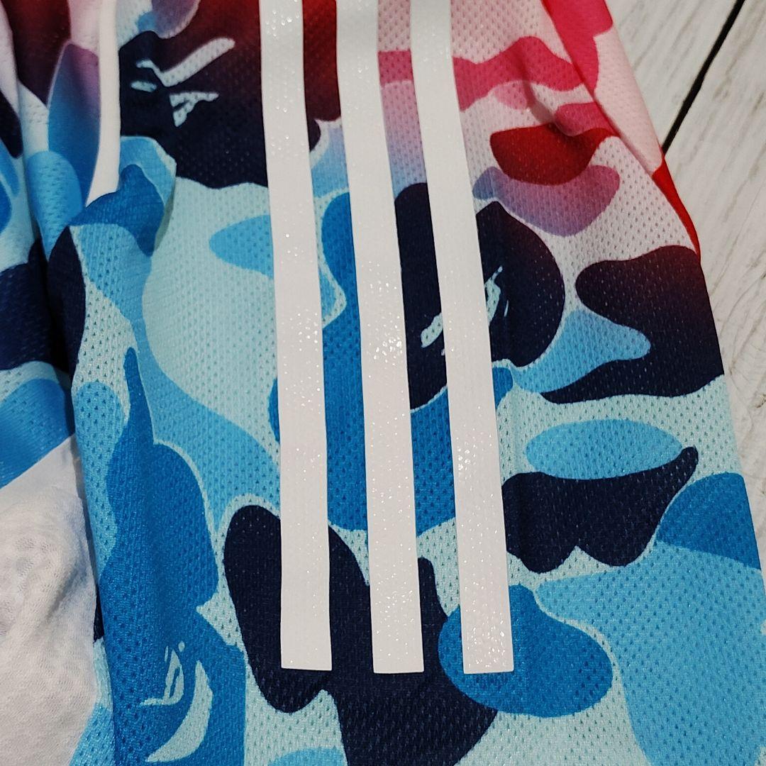 新品✨アディダス アベイシングエイプ FB ジャージ ショックブルー 4XL