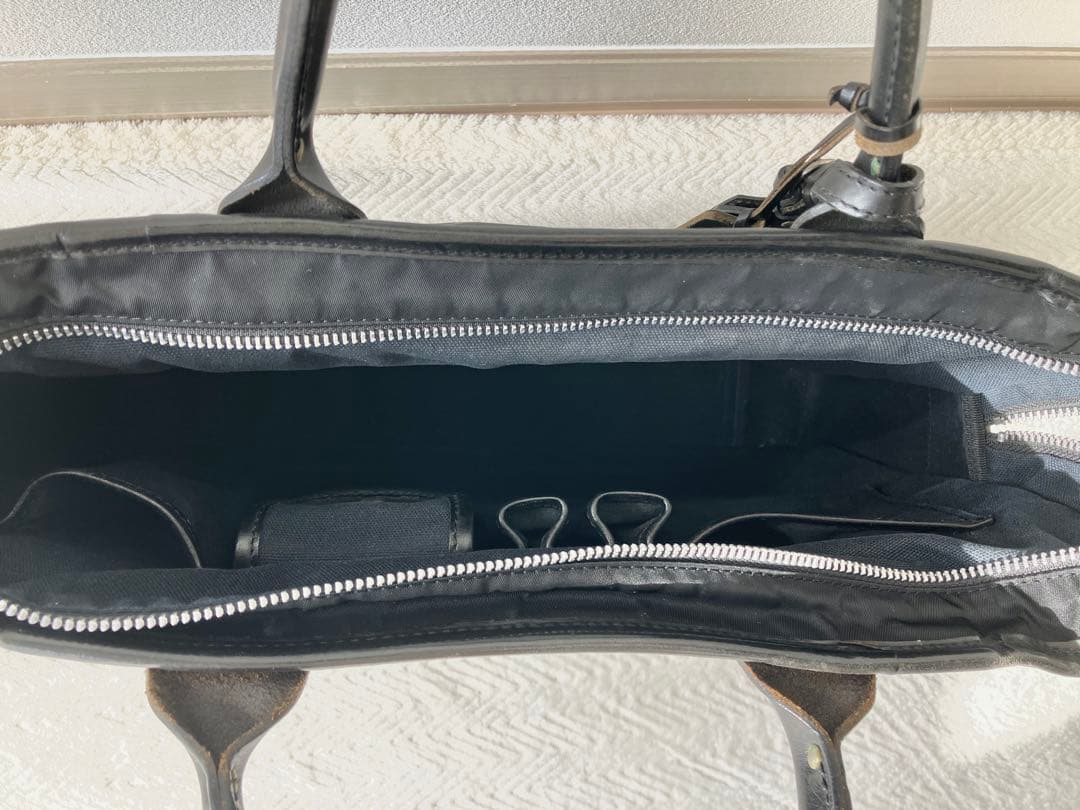 【美品★】Felisi フェリージ 8637/2 ビジネスバッグ ブラック 袋付