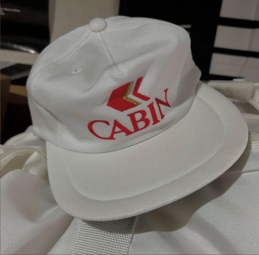 CABIN ホワイト ボストンバッグとキャップセット