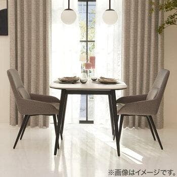 【傷あり】ニトリ　テーブル　セラミック　2人用