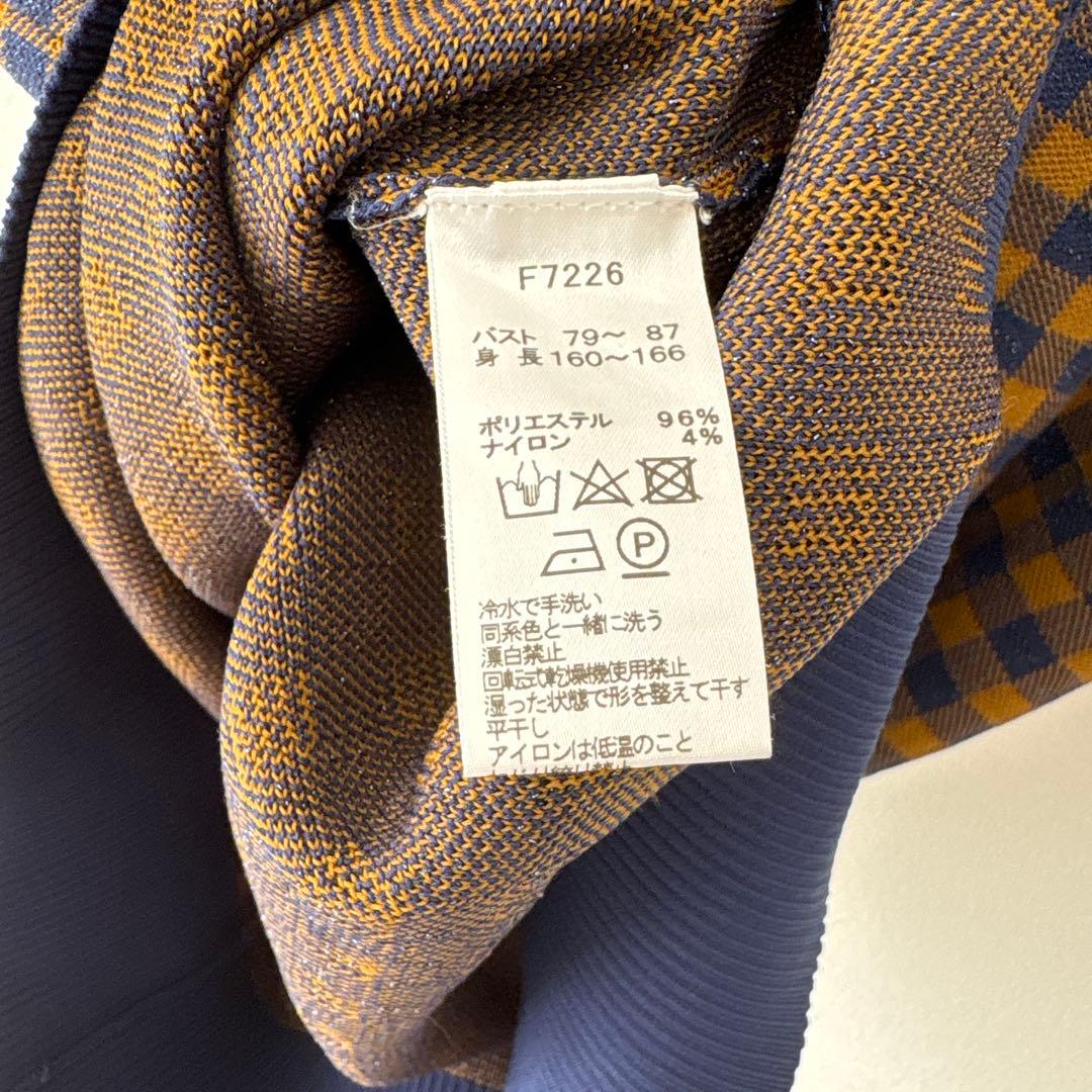 ハ*迎様 【希少】FRED PERRY 半袖　ニット　ポロシャツ チェック レデ