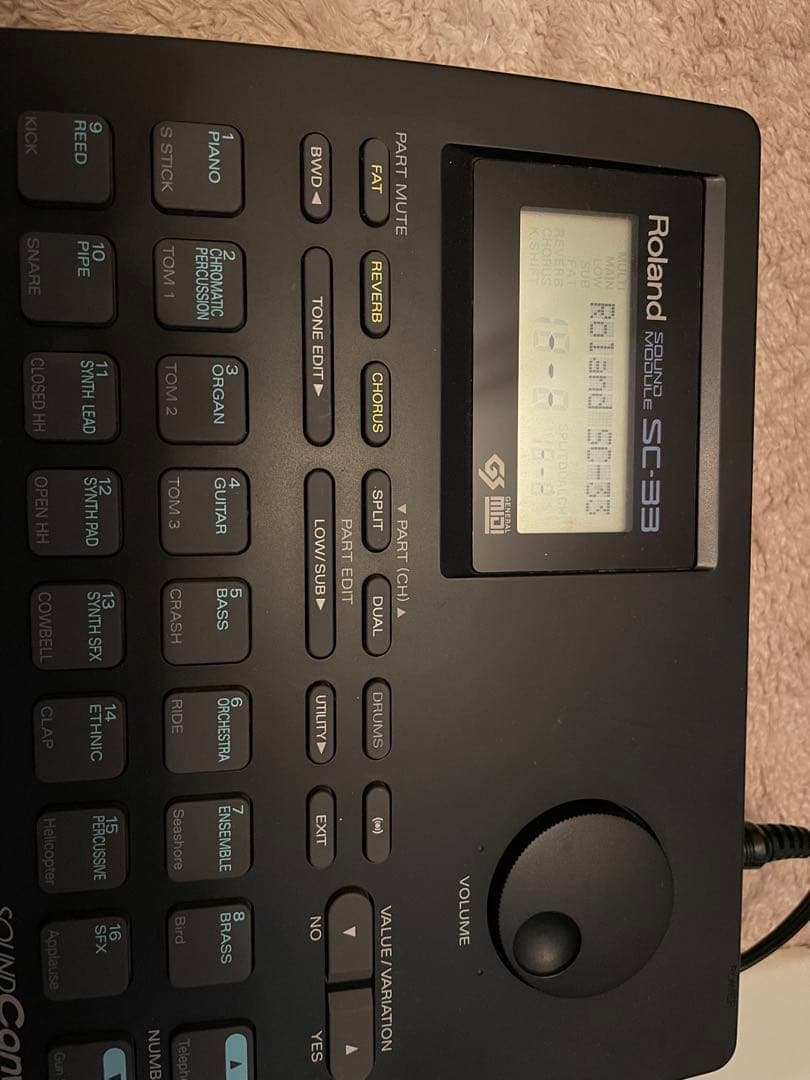 Roland サウンド音源モジュール　SC-33