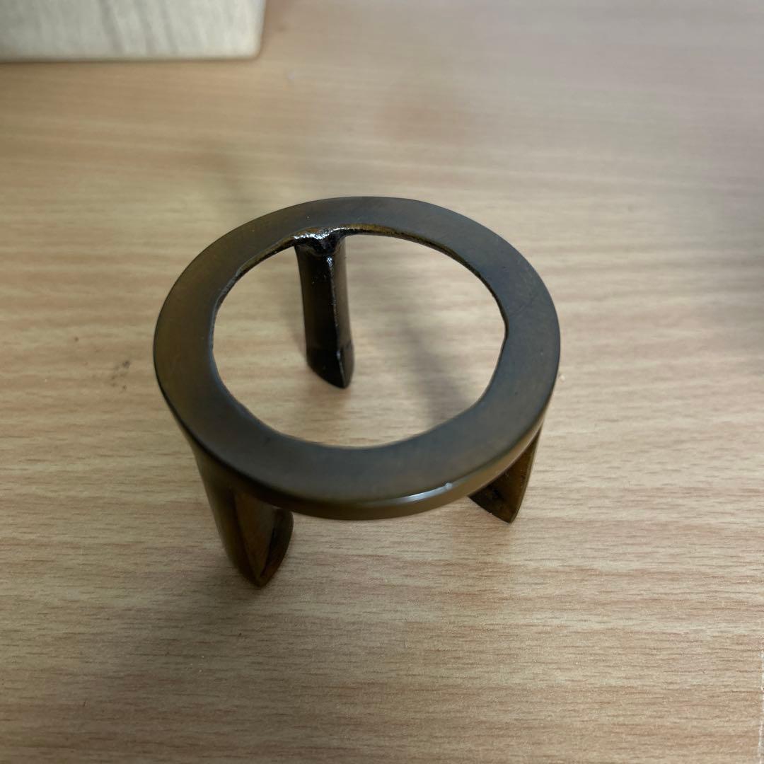 唐銅 七種蓋置 芳光造 茶道具 茶器 蓋置 共箱 共布 美品 です。