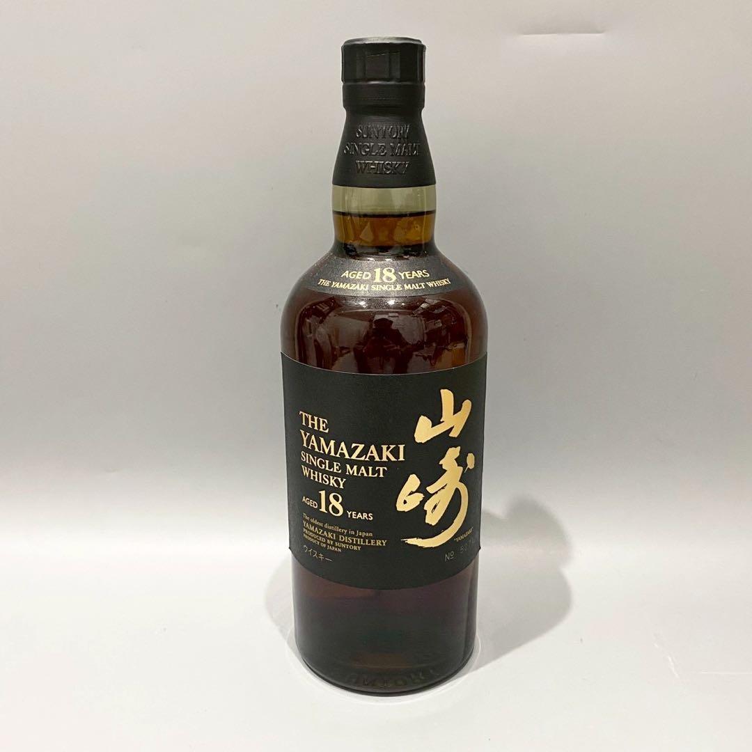 未開封　山崎18年　サントリー　シングルモルト　ウイスキー　旧ラベル