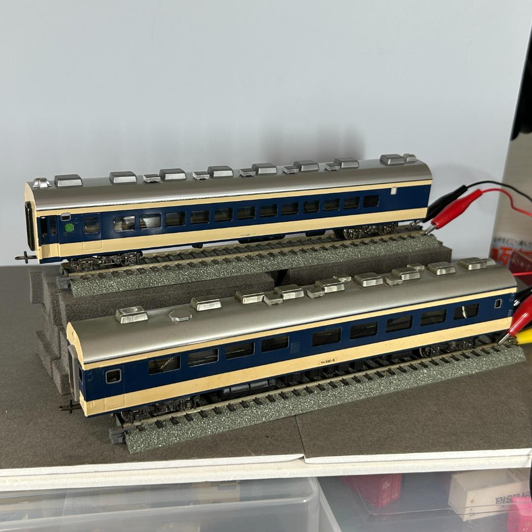 カツミ 国鉄 581系寝台電車 12両セット 運転台上前照灯不点灯タイプ