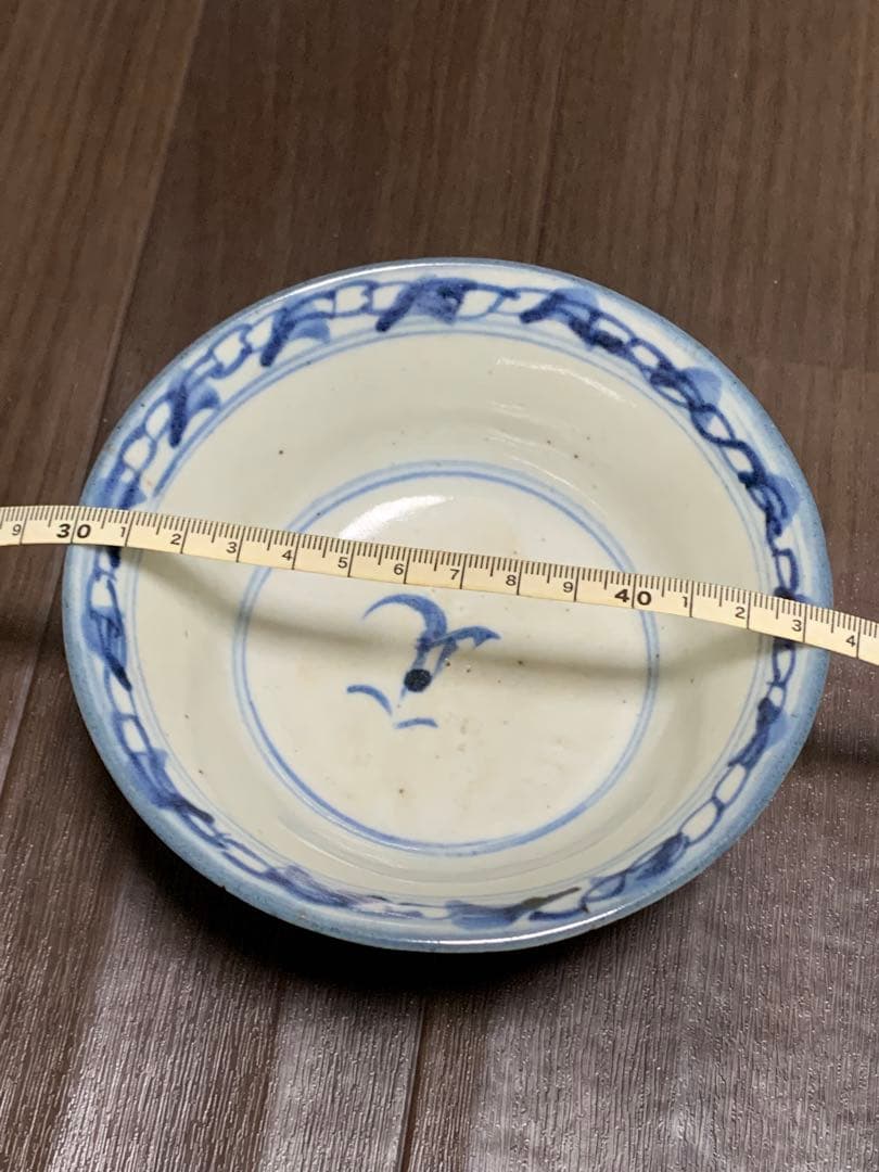 中国　磁器　２客　茶碗　焼き物　染め付け