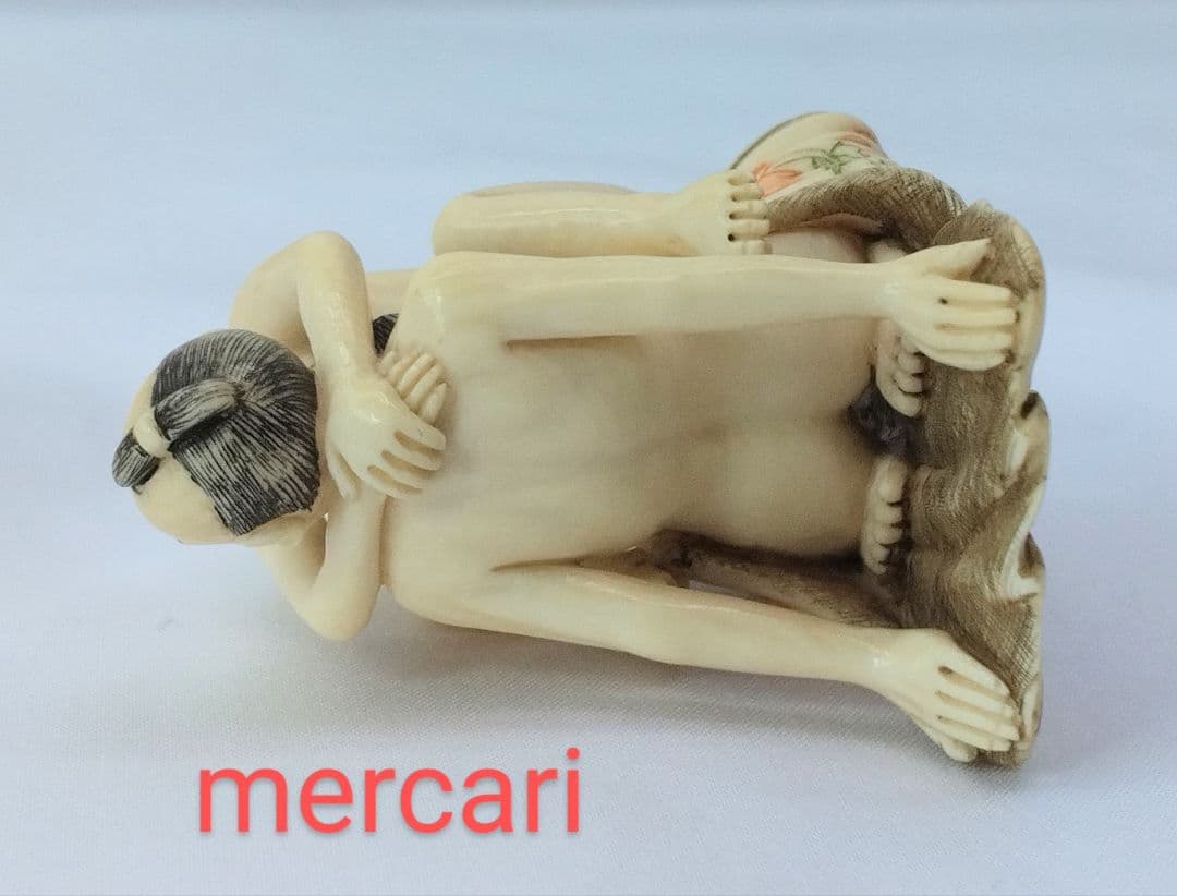 春画 根付 木箱付き