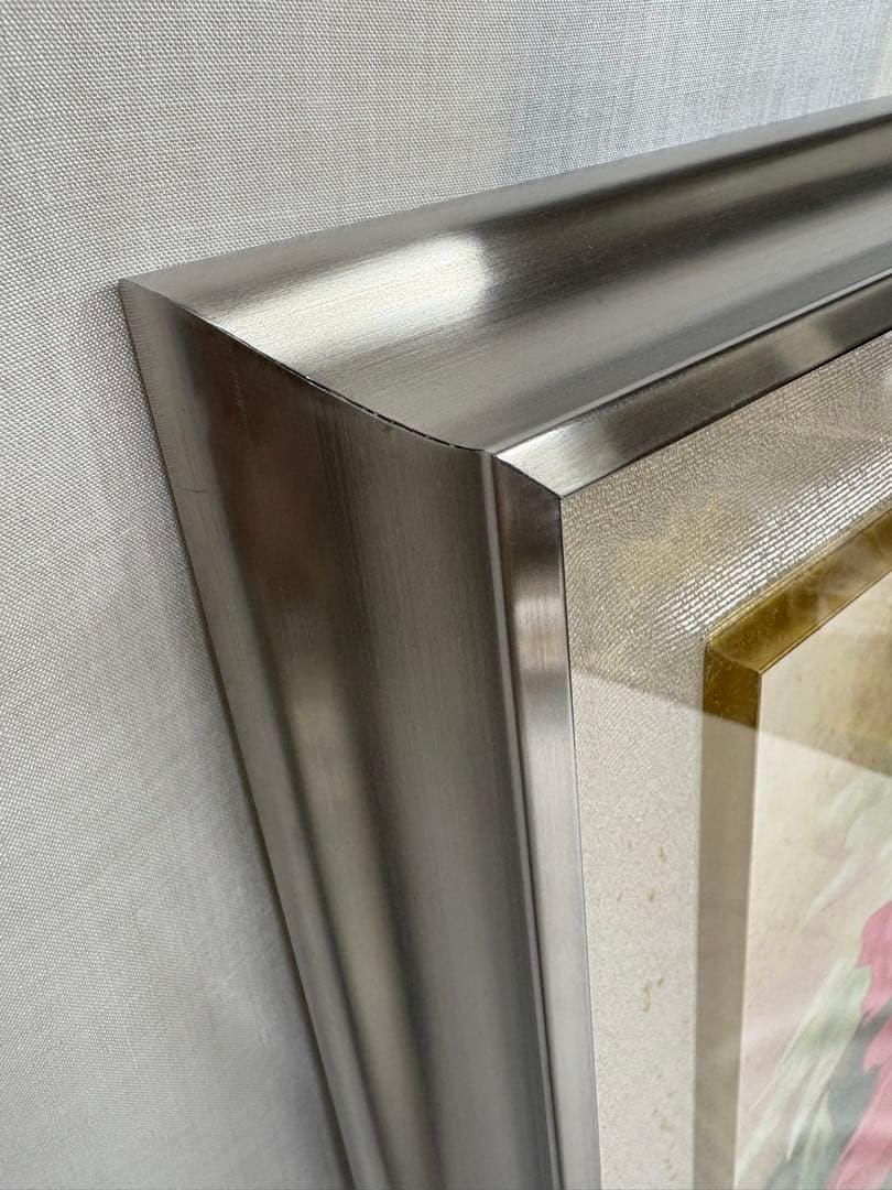 「冨貴草」 小川立夫　金落款　共シール　京都巨匠