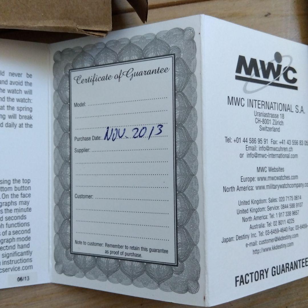 MWC 自動巻　サブマリーナ　ジャンク品