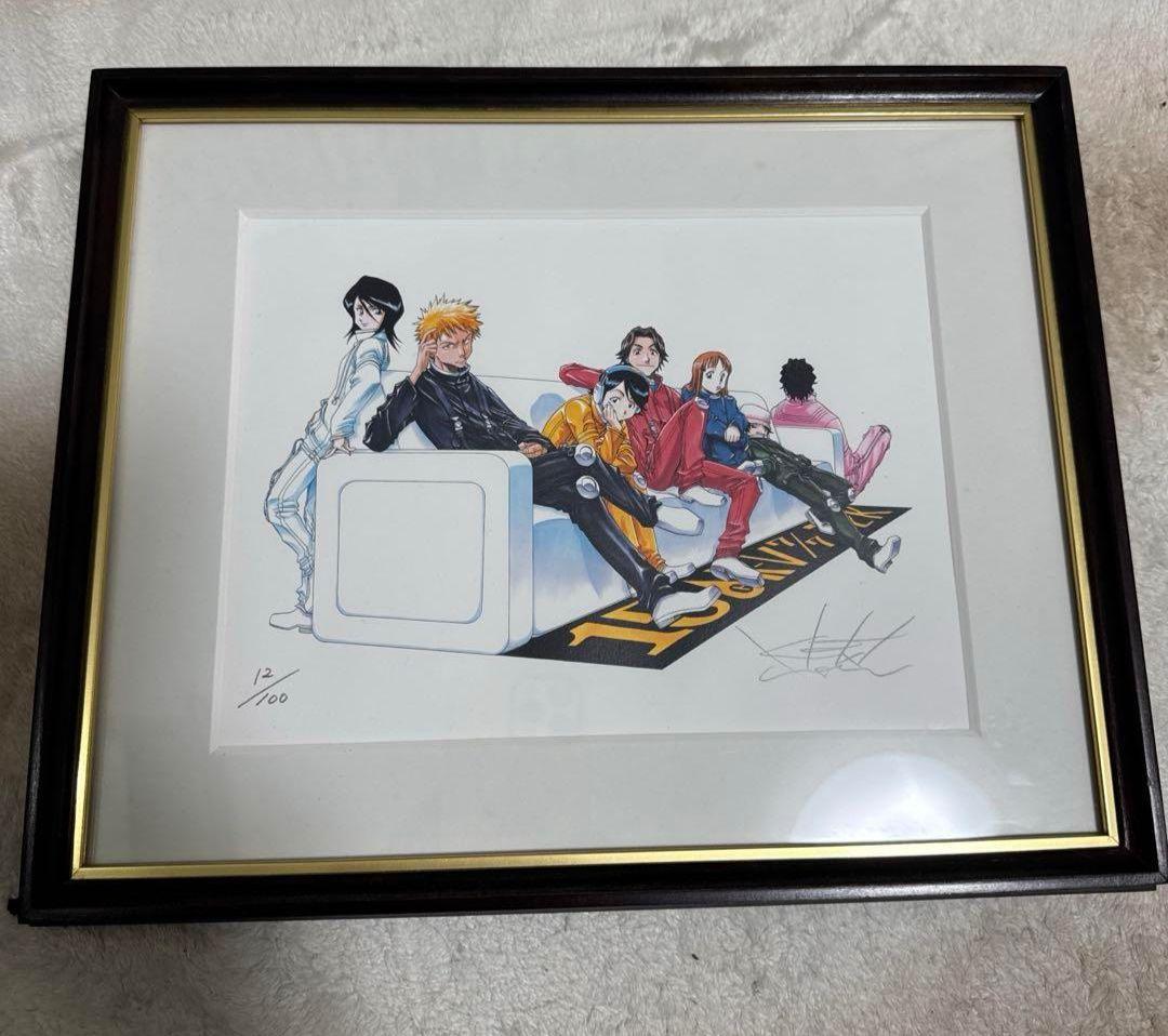 BLEACH リトグラフ　久保帯人　 複製原画 直筆サイン　シリアルナンバー