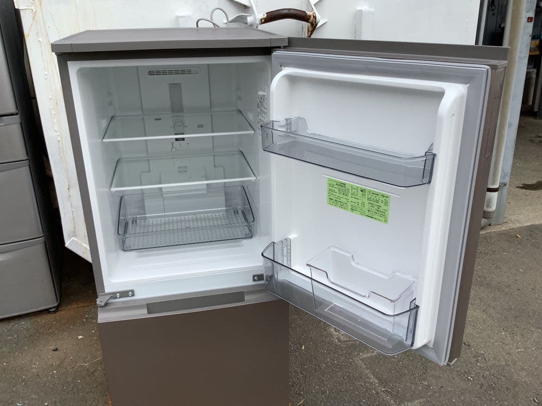 シャープ 2ドア冷蔵庫 SJ-D15JJ-N 152L 2022年製（★）