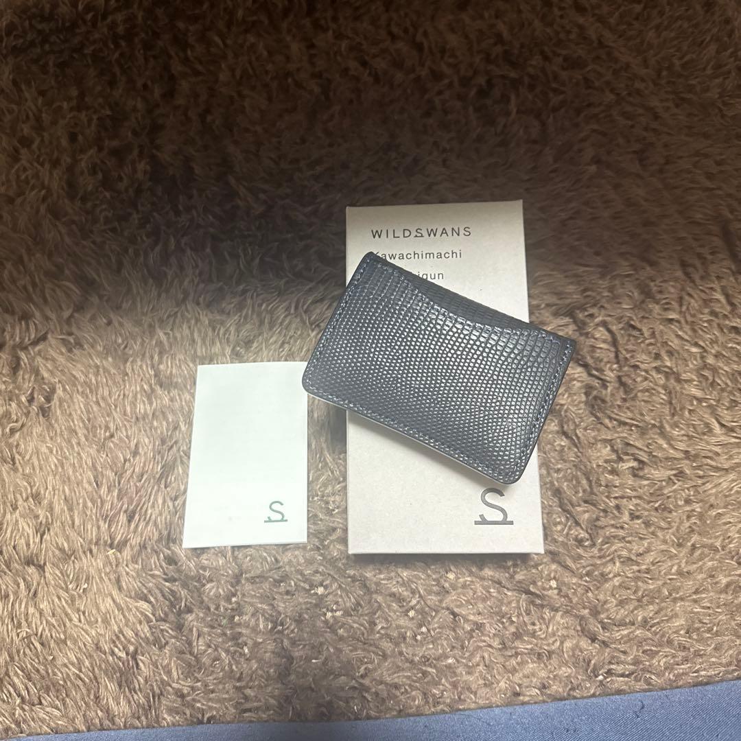 WILD SWANS TONGUE リザード　ネイビー